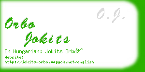 orbo jokits business card